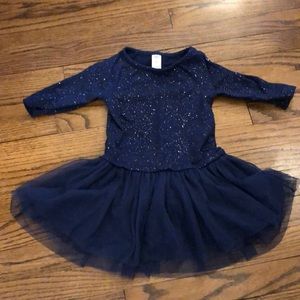 Navy Blue Sparkle Dress
